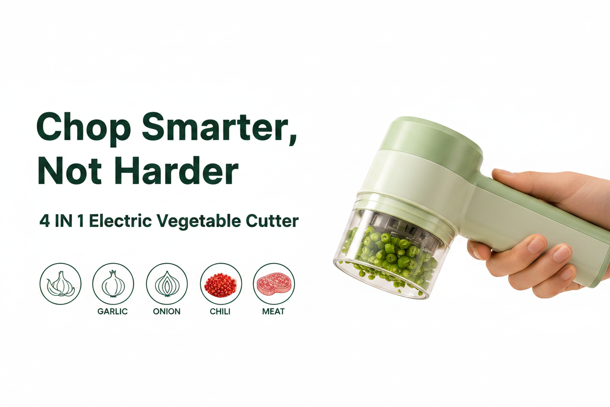 Minimalist Vegetable Cutter Banner