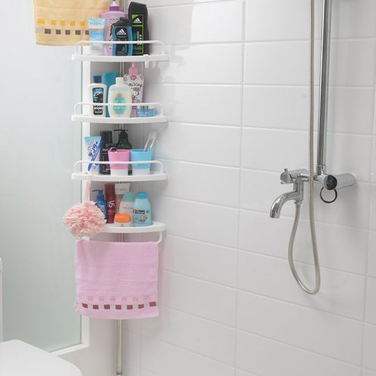 4-Tier Corner Storage Shelf – Space-Saving Multi-Purpose