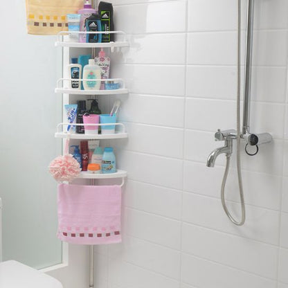 4-Tier Corner Storage Shelf – Space-Saving Multi-Purpose