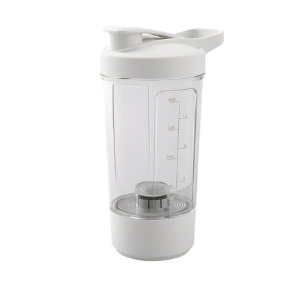 400ML Electric Protein Shaker Bottle – Automatic Self Mixing Cup for Gym, Milk & Coffee (1200mAh Rechargeable USB Blender)
