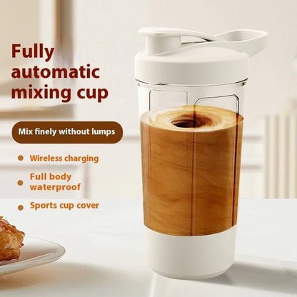 400ML Electric Protein Shaker Bottle – Automatic Self Mixing Cup for Gym, Milk & Coffee (1200mAh Rechargeable USB Blender)
