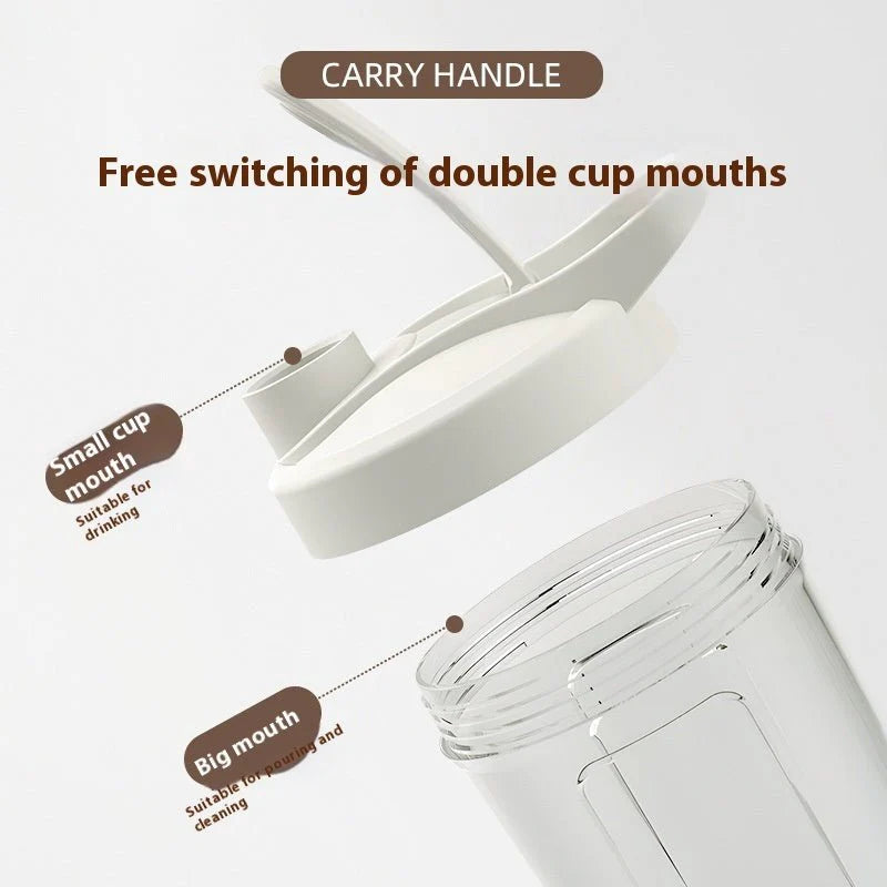 400ML Electric Protein Shaker Bottle – Automatic Self Mixing Cup for Gym, Milk & Coffee (1200mAh Rechargeable USB Blender)
