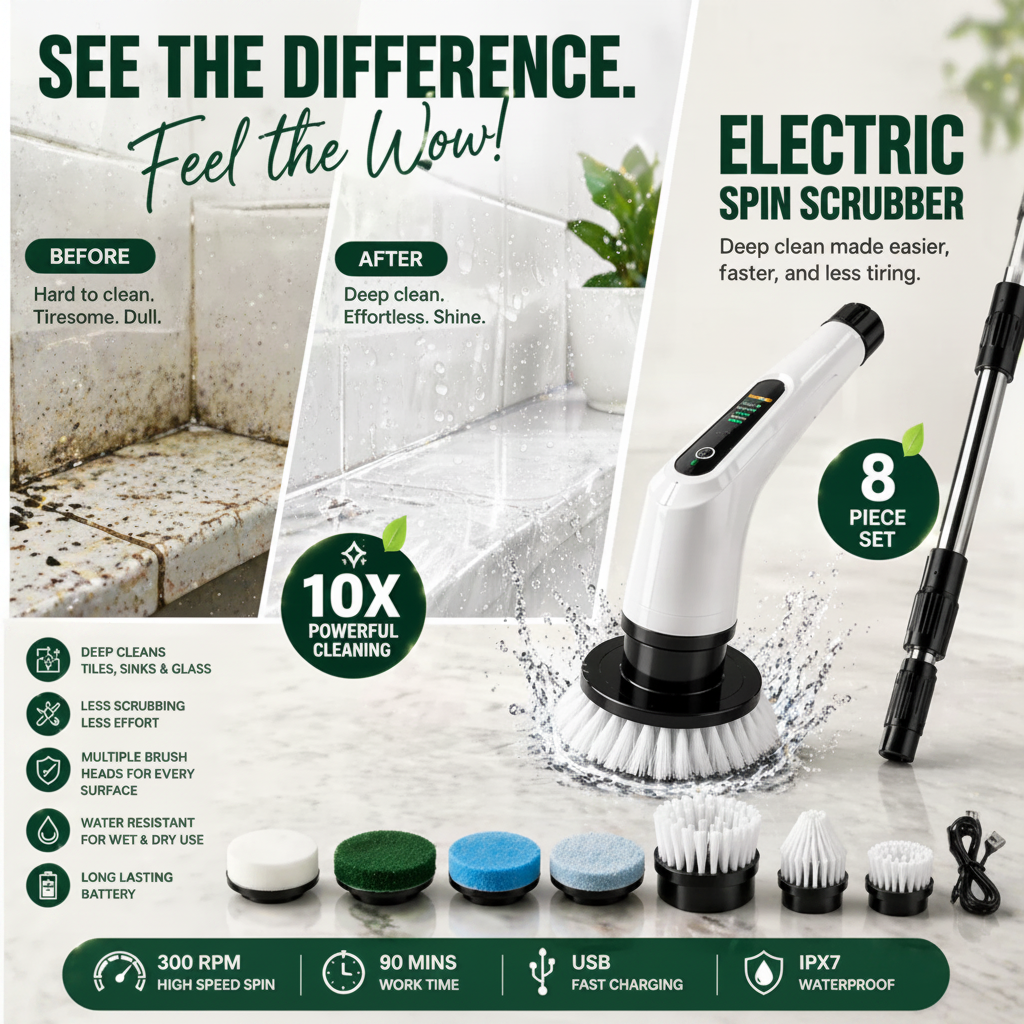 Electric Spin Scrubber