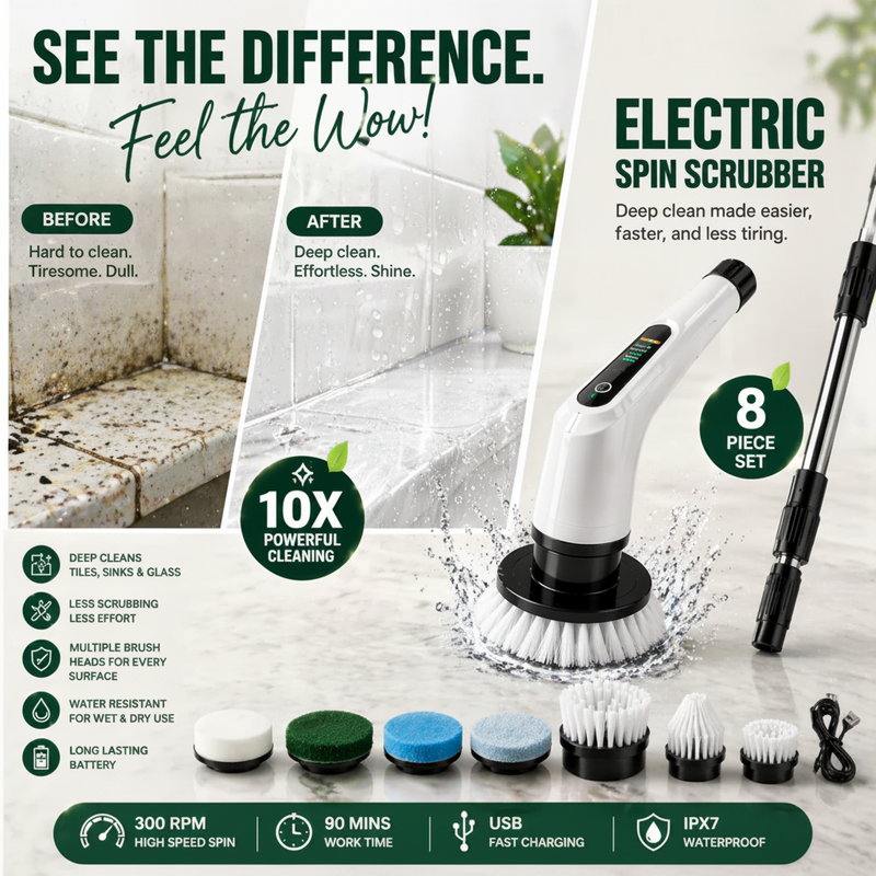 Electric Spin Scrubber