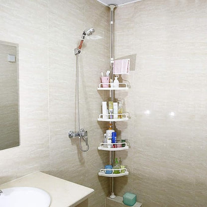 4-Tier Corner Storage Shelf – Space-Saving Multi-Purpose