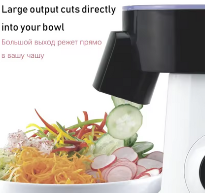 Sonifer 5-in-1 Electric Salad Maker – 200W Powerful Vegetable Slicer & Shredder
